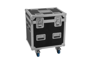 ROADINGER Flightcase 2x DMB-100 LED mit Rollen