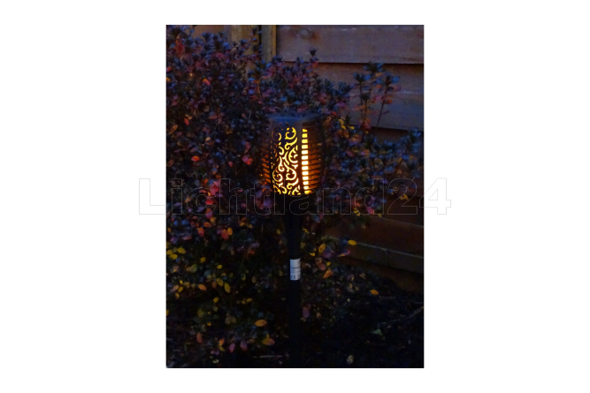 LED Solar Gartenfackel ORIENTAL Flammeneffekt, H. 40cm m....