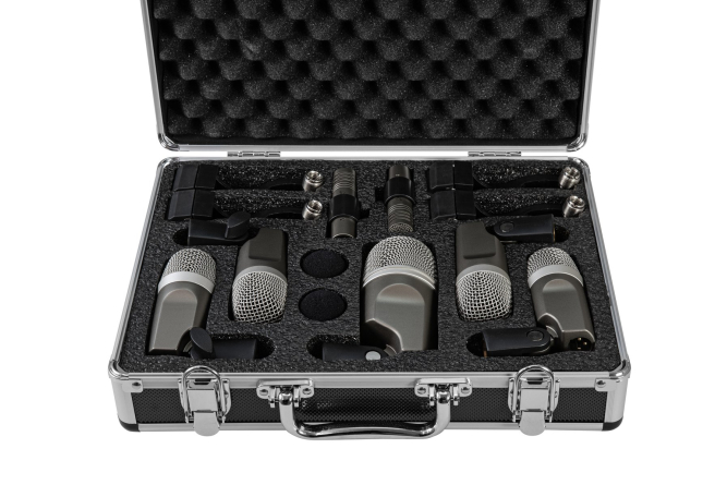 OMNITRONIC MIC 77-7LMH MK2 Schlagzeug-Mikrofonset