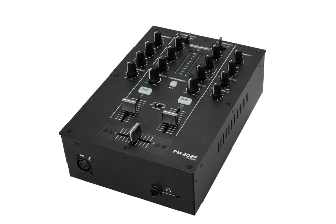 OMNITRONIC PM-202F 2-Kanal-DJ-Mixer mit Filter und Bluetooth