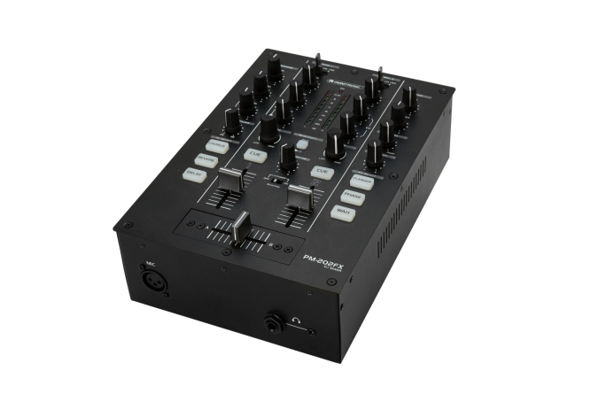 OMNITRONIC PM-202FX 2-Kanal-DJ-Mixer mit Filter, FX und...