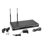 RELACART UR-260D 2-Kanal-UHF-Empfänger 522-554 MHz