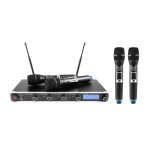 OMNITRONIC UHF-304 4-Kanal-Funkmikrofonsystem...