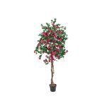 EUROPALMS Bougainvillea, Kunstpflanze, rosa, 150cm