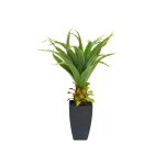 EUROPALMS Agave im Topf, Kunstpflanze, 75cm