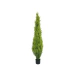 EUROPALMS Zypresse, Leyland, Kunstpflanze,  120cm