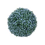 EUROPALMS Künstliche Graskugel blau Ø 22 cm