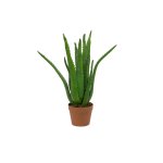 EUROPALMS Aloe-Vera-Pflanze Kunstpflanze 63 cm
