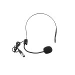 OMNITRONIC UHF-E Kopfbügelmikrofon schwarz Mini-XLR