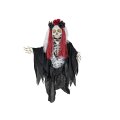 EUROPALMS Halloween Figur Skelett La Catrina, animiert, 100cm