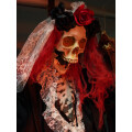EUROPALMS Halloween Figur Skelett La Catrina, animiert, 100cm