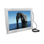EUROPALMS Reklamewand A2, beleuchtet, aluminium