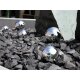 EUROPALMS Dekokugel Ø 10 cm Silber hochglänzend 4er-Set