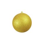 EUROPALMS Dekokugel 20cm, gold, glitzer