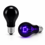 OMNILUX UV-Glühlampe A19 E27 230V 75W Schwarzlicht