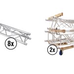 ALUTRUSS Set TRILOCK E-GL33 2000 3-Punkt-Traverse mit...