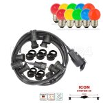 ICON Endlos Illu Lichterkette - Set 15M /30F + 30 x 1W...