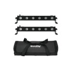 EUROLITE Set 2x LED BAR-6 QCL RGBW LED-Leiste mit Soft-Bag