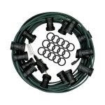 Profi E27 Illu Lichterkette 75 M / 80 Fassungen -  grün