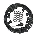 Profi E27 Illu Lichterkette 20 M / 15 Fassungen - schwarz