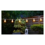 Profi E27 Illu Lichterkette 20 M / 40 Fassungen - schwarz