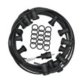 Profi E27 Illu Lichterkette 75 M / 80 Fassungen - schwarz