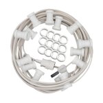 Profi E27 Illu Lichterkette 5 M / 5 Fassungen - weiß