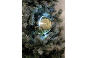 EUROPALMS LED Snowball 15cm, gold