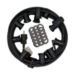 RETRO E27 Illu Lichterkette 20 M / 40 Fassungen - schwarz