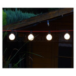 Profi E27 Illu Lichterkette 10 M / 10 Fassungen - rot