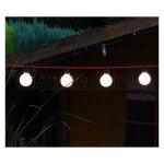 Profi E27 Illu Lichterkette 10 M / 15 Fassungen - rot