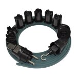 E27 grüne 5 Meter RETRO Illu Bausatz Lichterkette...