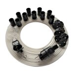 E14 weiße 30 Meter Classic Illu Bausatz Lichterkette inkl. 50 schwarze Fassungen