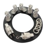 E27 schwarze 20 Meter Profi Illu Bausatz Lichterkette...